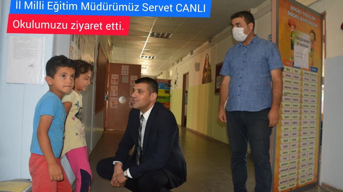 Milli Eğitim Müdürümüz Servet CANLI okulumuzu ziyaret etti.